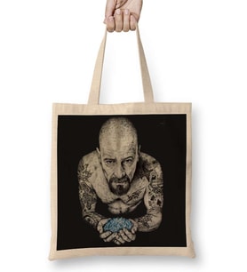 Heinsenberg Tattoo Bez Çanta Uzun Saplı