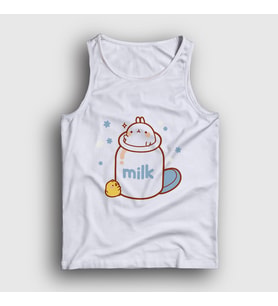Presmono Unisex Beyaz Milk Mölang Piu Piu Molang Atlet 466121tt