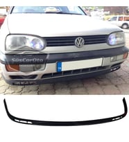 Vw Golf 3 1991-1998 Uyumlu Üniversal Laguna Lip Esnek Ön Lip 2 Parça Tampon Altı Dil Karlık Ön Ek