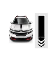Citroen İçin Uyumlu Aksesuar Oto Kaput Şerit Sport Sticker. 60*15 Cm