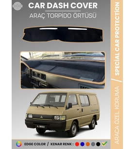 MITSUBISHI L300 (1986-1993) Torpido Örtüsü Ön Göğüs Koruma Araca Özel Tam Uyum Kaymaz