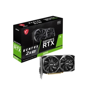 MSI RTX3050 8GB VENTUS 2X XS 8G OC GDDR6 128bit HDMI DVI DP PCIe 16X v4.0