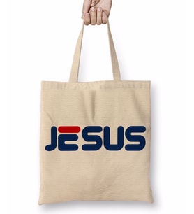 Jesus Christ 02 Bez Çanta Uzun Saplı
