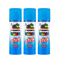 Stick Yapıştırıcı Nova Color Katı Yapıştırıcı 10 gr 3 Adet  (Beyaz)