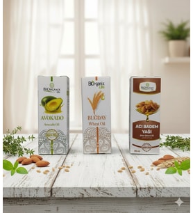 biorganix Avokado+buğday +acıbadem Yağı 3 Adet