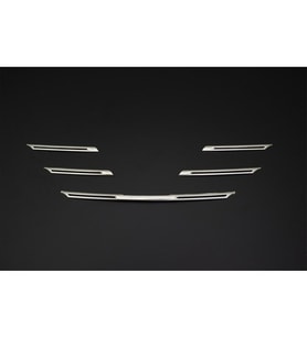 Blueoto Renault Megane 4 Sedan ( 2016-2021 ) Panjur 5 Parça Paslanmaz Çelik Krom