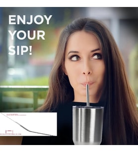 Paslanmaz Çelik Pipet Seti 5 Parça