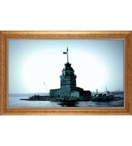 ALTIN ÇERÇEVELİ PASPARTULU TABLO CR1028