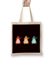 Retro Dabbing Guinea Pigs Rodent Pet Animal Lover Bez Çanta Uzun Saplı