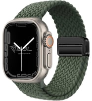 Apple Watch Series SE/11/10/9/8/7/6/5/4/3 ile Uyumlu Kumaş Kordon 46mm/45mm/44mm, Series 10 42mm/41mm/40mm/38mm
