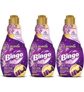 Bingo Soft Çamaşır Yumuşatıcı Konsantre 1440ML Lavanta (3 Lü Set)