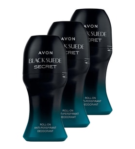 Avon Black Suede Secret Erkek Rollon 50 Ml. Üçlü Set