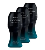 Avon Black Suede Secret Erkek Rollon 50 Ml. Üçlü Set