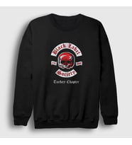 Presmono Unisex Siyah Turkey Black Label Society Sweatshirt 17164tt