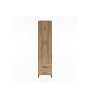 Hyperion Dolap 5 Raflı 2 Çekmeceli 2 Kapaklı 60x44x243 Çam-Çam
