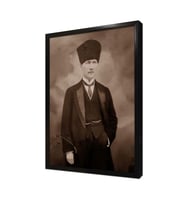 Atatürk Çerçeveli Mdf Tablo