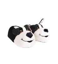 Mergenshoes Unisex Çocuk Hayvanlı Köpekli Panduf (Siyah)