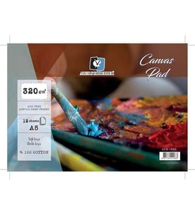 ALEX A5 CANVAS PAD SPİRALLİ ÇİZİM DEFTERİ 320GR. 12YP. ALX-1683