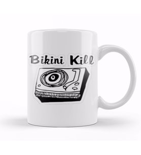 Bikini Kill LOGO Kupa Bardak Porselen