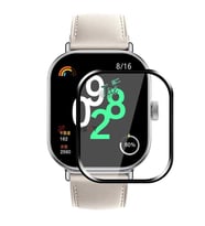 Sneezy Xiaomi Redmi Watch 4 Uyumlu Polymer Temperli Nano 0.5 mm Watch Ekran Koruyucu (Şeffaf)