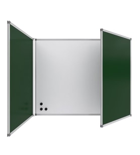 Mıknatıslı Yüzey Kapaklı Yeşil Yazı Tahtası 120x150cm