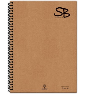 A4 70 Yp. Defter Kraft Kapak Spiralli Hafif Kağıt ÇİZGİLİ 140 Sf.