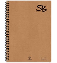 A4 70 Yp. Defter Kraft Kapak Spiralli Hafif Kağıt ÇİZGİLİ 140 Sf.