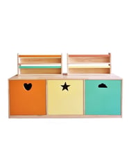 Wood&Joy Oyuncak Dolabı ve Kitaplık