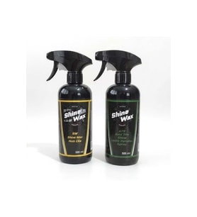 Shine Wax Hızlı Cila & Lastik Parlatıcı Sprey 500 ml 2'li Set