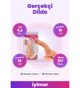 19 Cm Ultra Gerçekçi Dildo Penis – iyimor