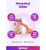 19 Cm Ultra Gerçekçi Dildo Penis – iyimor