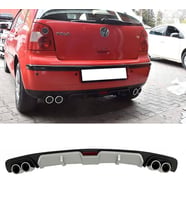 Vw Polo 9n2 Gri Difüzör 4 Krom Egzoz Görünümlü Difizör Arka Ek Body Kit