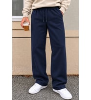 Erkek Oversize Baggy Fit Eşofman Altı %100 Pamuk 3 İplik Şardonlu Bol Paça Rahat Kesim