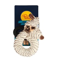 Polo Halka Şekilli Peluş Hayvan Köpek Oyuncağı 42 Cm