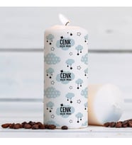 Erkek Bebeğe Hediye Küçük Prens İsme Özel Mum