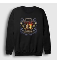 Presmono Unisex Siyah Hells Bells Ac Dc Sweatshirt 380521tt
