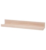 Duvar Rafı Huş Görünümlü Natürel Renk MeridyenDukkan 55 cm Çerçeve-Dekorasyon Rafı (Natural)