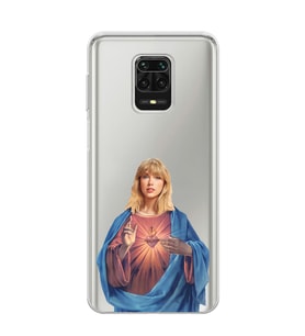 Redmi Note 9 Pro/Note 9S Uyumlu Taylor Swift Desenli Şeffaf Telefon Kılıfı