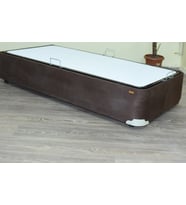 Baza 17503 Tay Tüy Kahverengi Silin Kumaş Model Çelik Fırın Boya 90*190 El Yapım