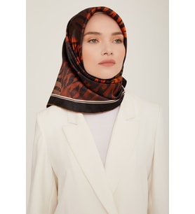 Armine Nostalji Serisi %100 Sura İpek Eşarp 8837D 01