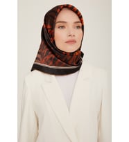 Armine Nostalji Serisi %100 Sura İpek Eşarp 8837D 01