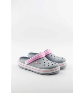 Akınal Bella Unisex Sabo Terlik Hastane Terliği Buz Gri-Pembe
