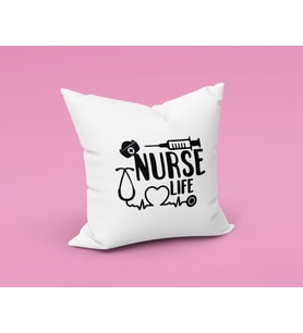 Hemşire Nurse Life Tasarımlı Yastık