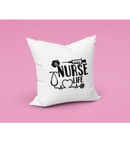 Hemşire Nurse Life Tasarımlı Yastık
