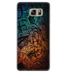 Samsung S7 Edge S20 Fe Plus Ultra S21 S22 Kılıf Desenli Silikon İşaretler Tuval 1716