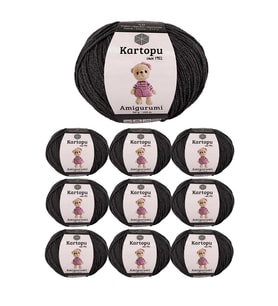 10 Adet Amigurumi El Örgü İpi 50gr 995