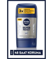 NIVEA Men Erkek Stick Deodorant Silver Protect 50 Ml, Ter Ve Ter Kokusna Karşı 48 Saat Anti-perspira