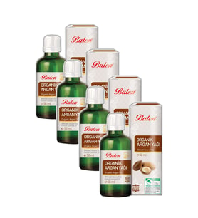 Balen Organik Argan Yağı Soğuk Pres 4 x 50 ml