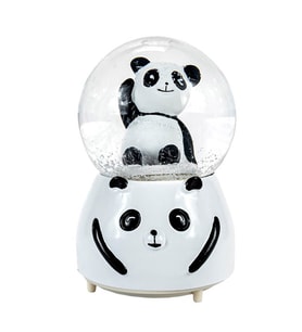 Panda Büyük Boy Püskürtmeli Işıklı Müzikli Kar Küresi