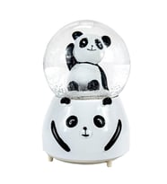Panda Büyük Boy Püskürtmeli Işıklı Müzikli Kar Küresi